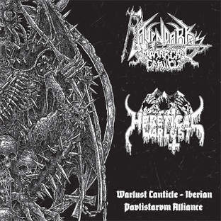 RAVENDARK’S MONARCHAL CANTICLE / HERETICAL WARLUST - Warlust Canticle - CD