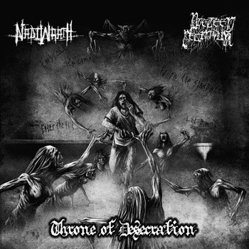 NADIWRATH / PRETEEN DEATHFUK - Throne of Desecration - CD