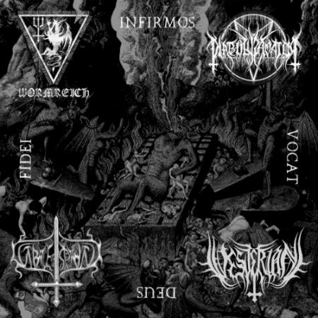 WORMREICH / DIABOLUS AMATOR / GRAVESPAWN / VESTERIAN - Infirmos Vocat Deus Fidei - CD